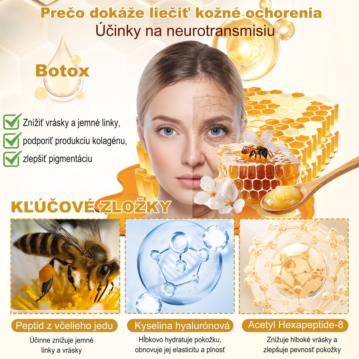 📢 🔥 VLSVLS® Včelí jed regeneračný krém na pokožku 🔥 Vyvinuté na Slovensku, vyrobené a dodávané zo Slovenska