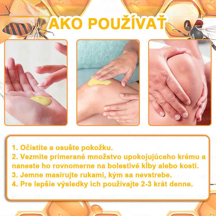 🎄𝙓𝙍𝙇𝙓𝙍𝙇® Krém proti bolesti a na hojenie kostí s včelím jedom (Špeciálne pre starších dospelých）