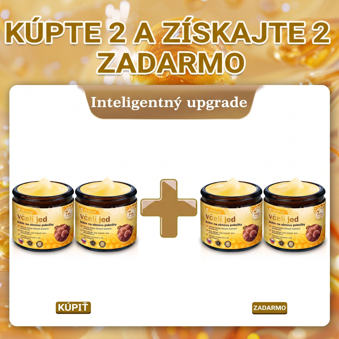 📢 🔥 VLSVLS® Včelí jed regeneračný krém na pokožku 🔥 Vyvinuté na Slovensku, vyrobené a dodávané zo Slovenska