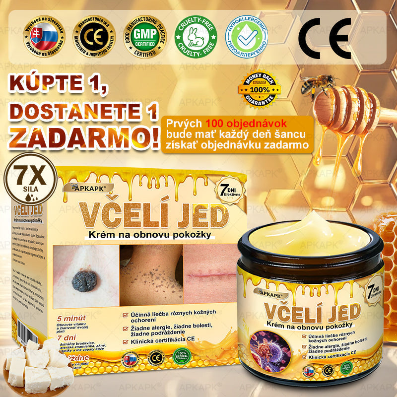 ✨ 🔥 VLSVLS® Včelí jed regeneračný krém na pokožku 🔥 Vyvinuté na Slovensku, vyrobené a dodávané zo Slovenska