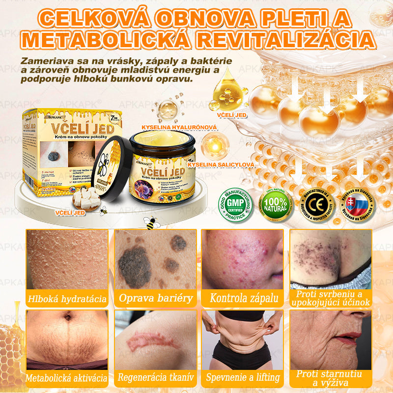 ✨ 🔥 VLSVLS® Včelí jed regeneračný krém na pokožku 🔥 Vyvinuté na Slovensku, vyrobené a dodávané zo Slovenska