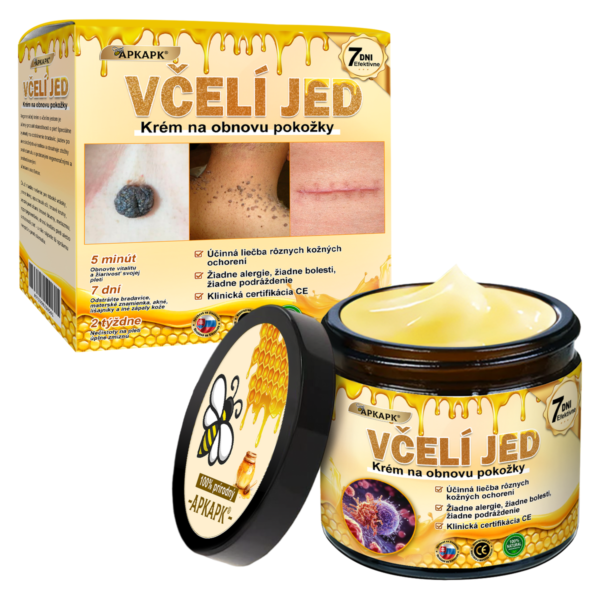 ✨ 🔥 VLSVLS® Včelí jed regeneračný krém na pokožku 🔥 Vyvinuté na Slovensku, vyrobené a dodávané zo Slovenska