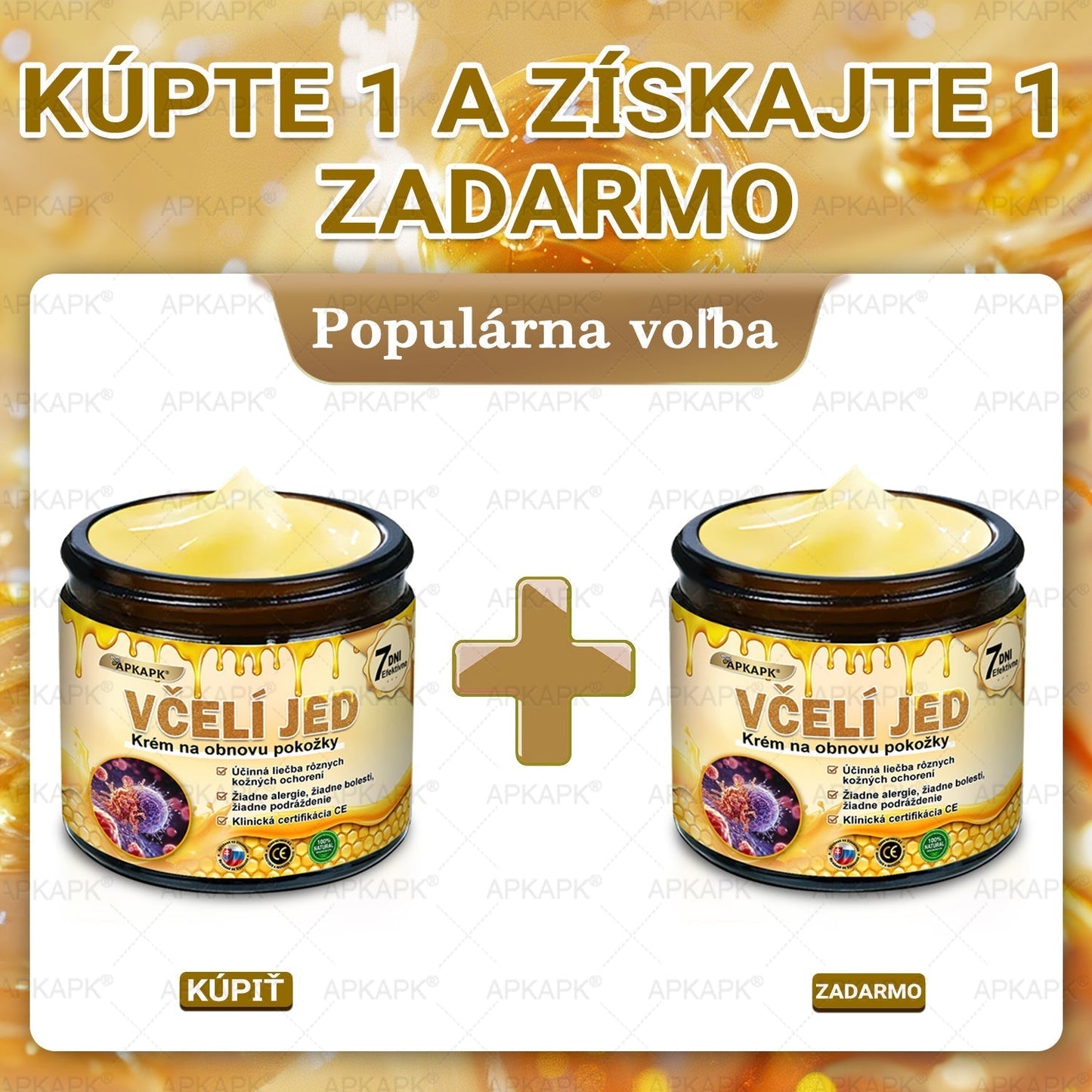 ✨ 🔥 VLSVLS® Včelí jed regeneračný krém na pokožku 🔥 Vyvinuté na Slovensku, vyrobené a dodávané zo Slovenska
