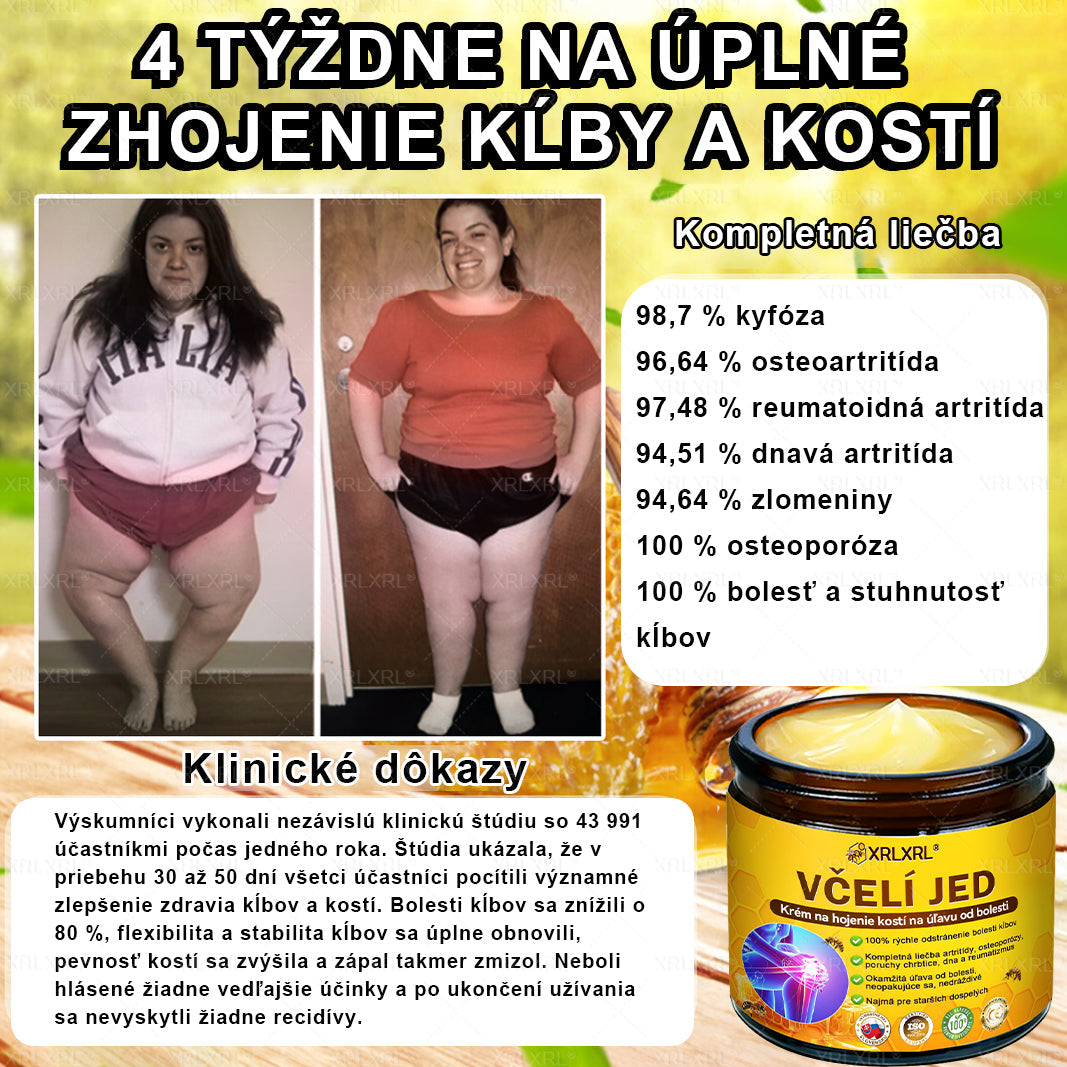 🎄𝙓𝙍𝙇𝙓𝙍𝙇® Krém proti bolesti a na hojenie kostí s včelím jedom (Špeciálne pre starších dospelých）