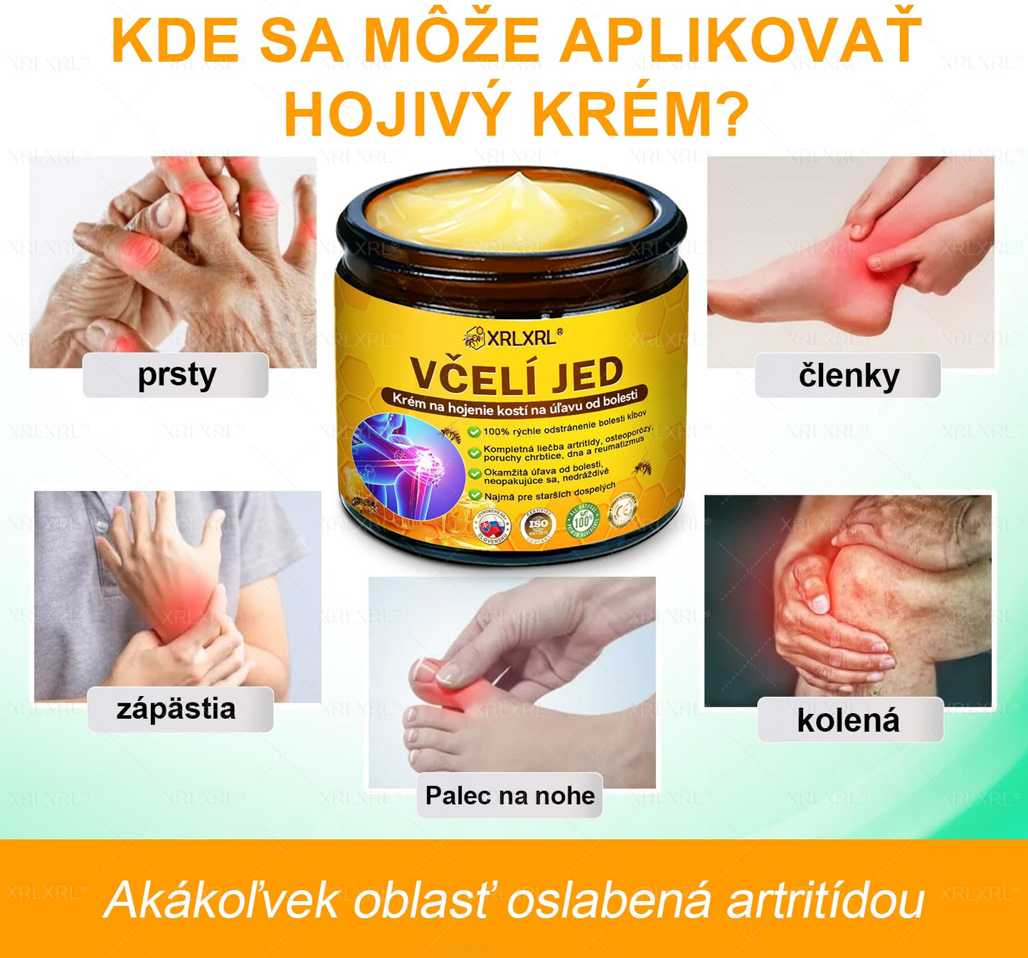 🎄𝙓𝙍𝙇𝙓𝙍𝙇® Krém proti bolesti a na hojenie kostí s včelím jedom (Špeciálne pre starších dospelých）