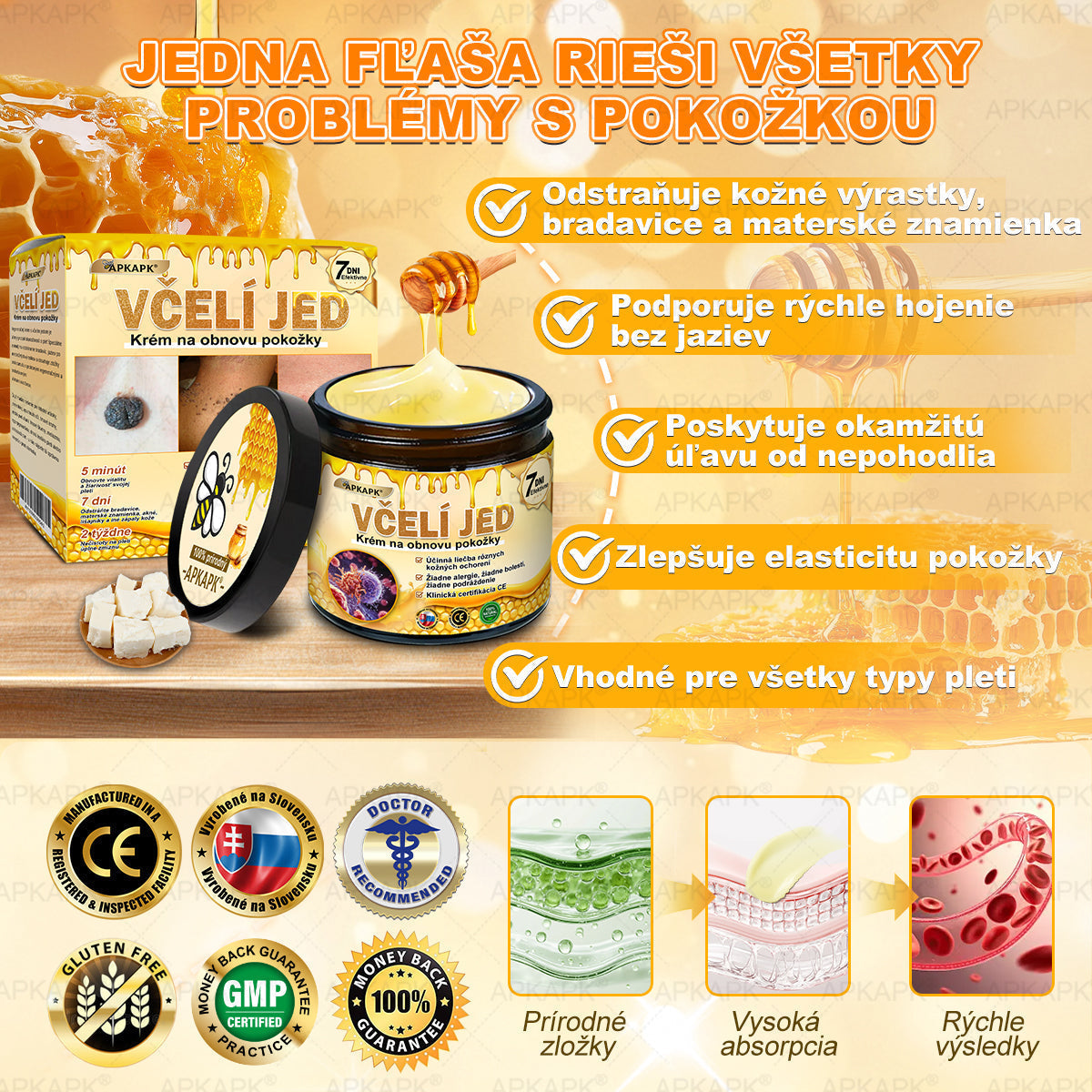 ✨ 🔥 VLSVLS® Včelí jed regeneračný krém na pokožku 🔥 Vyvinuté na Slovensku, vyrobené a dodávané zo Slovenska