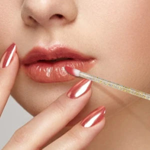 100PCS Crystal Lip Brush, Disposable Lip Brushes Lip Gloss Applicators Lipstick Gloss Wands Applicator Perfect Makeup Tool Kits