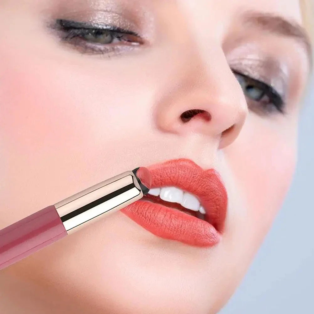 Silicone Lip Brush With Cover Cap Concealer Brush Like Fingertips Q Soft Lipstick Makeup Brushes Round Head No Broken