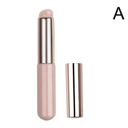 Silicone Lip Brush With Cover Cap Concealer Brush Like Fingertips Q Soft Lipstick Makeup Brushes Round Head No Broken